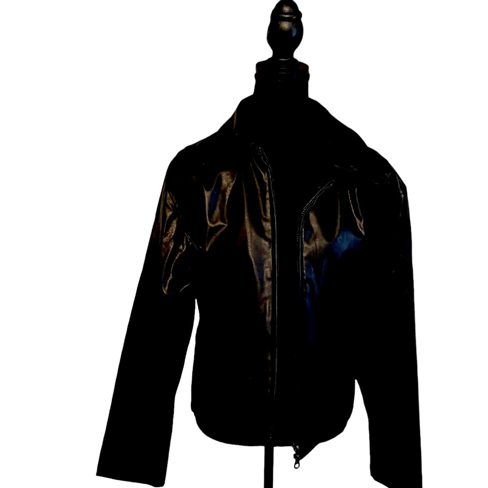 Faux leather jacket